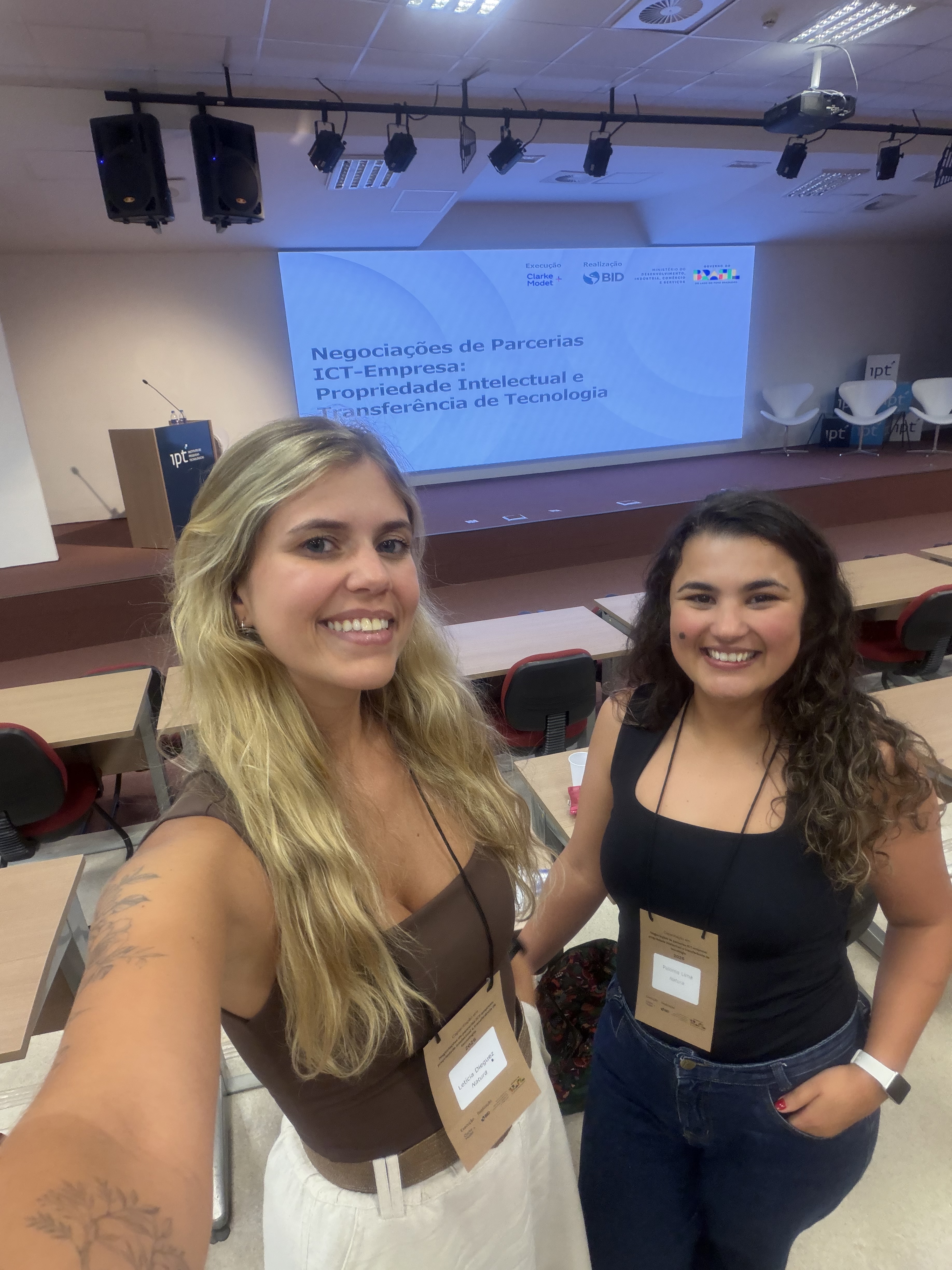 Natura presente na capacitação ICT-Empresa: Propriedade Intelectual e Transferência Tecnológica